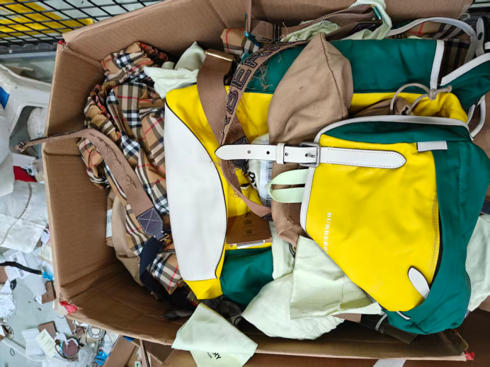 Hard accessories and mixed-material goods processing