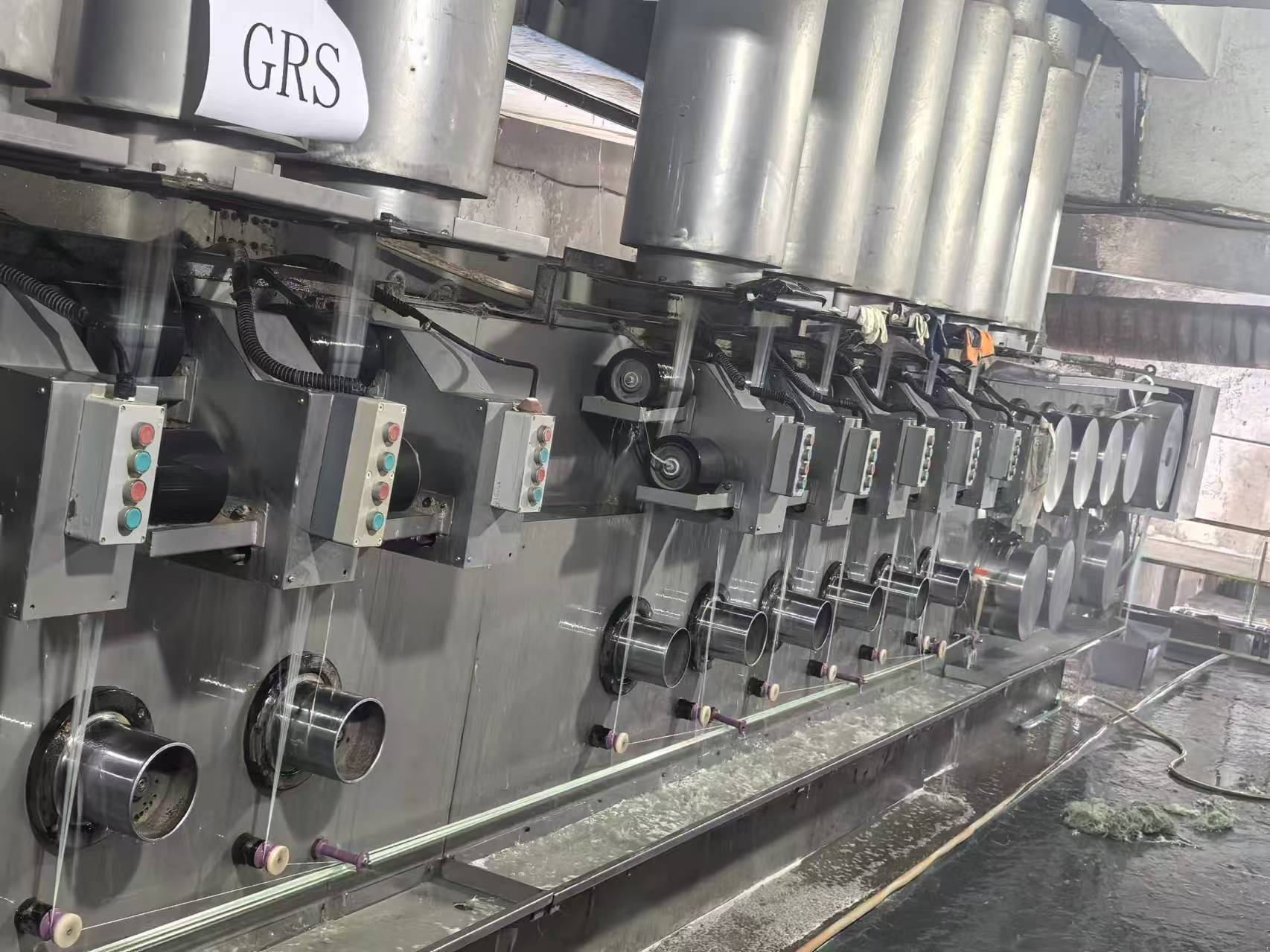 Fiber extrusion line