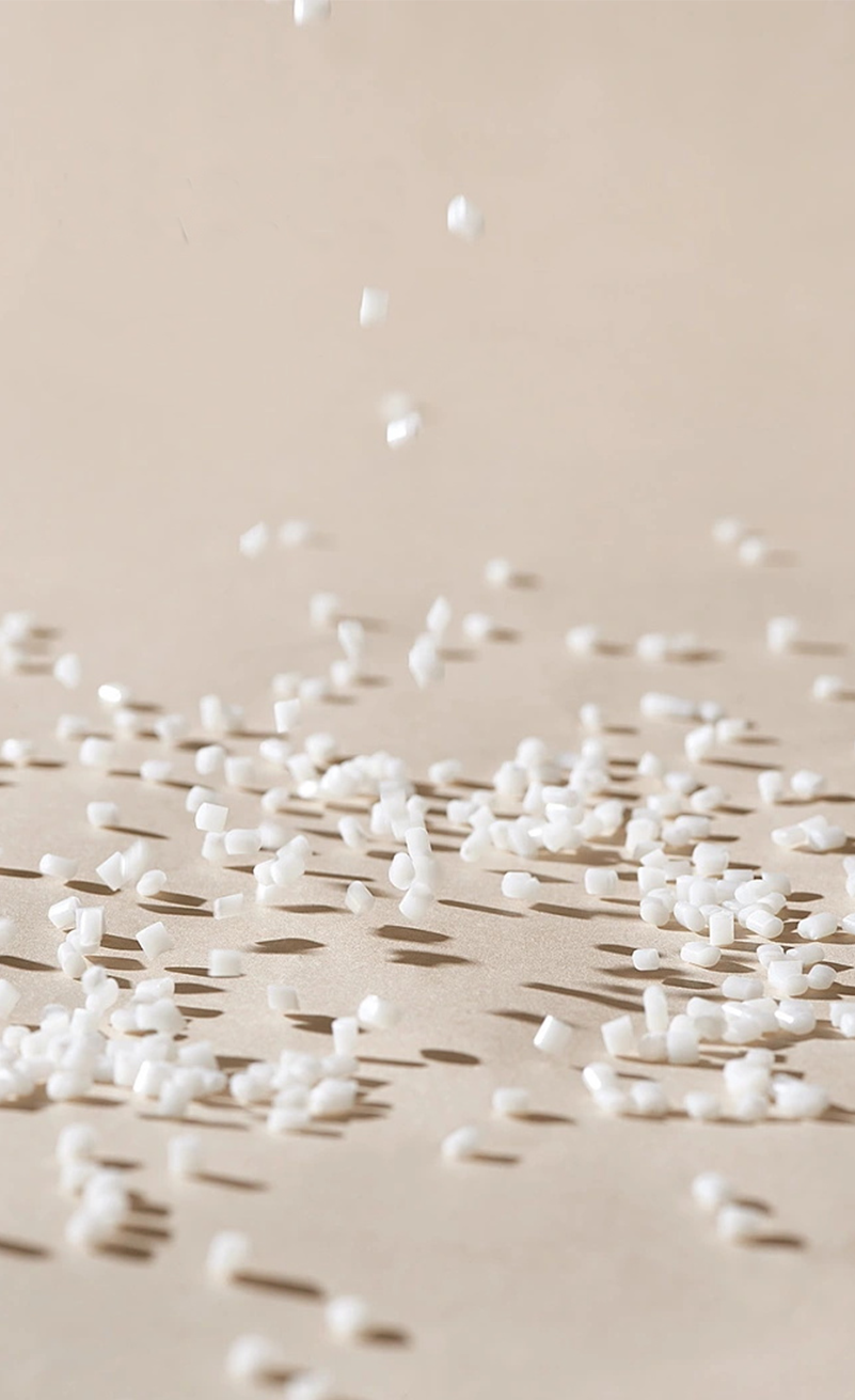 GRS-certified recycled PET chips