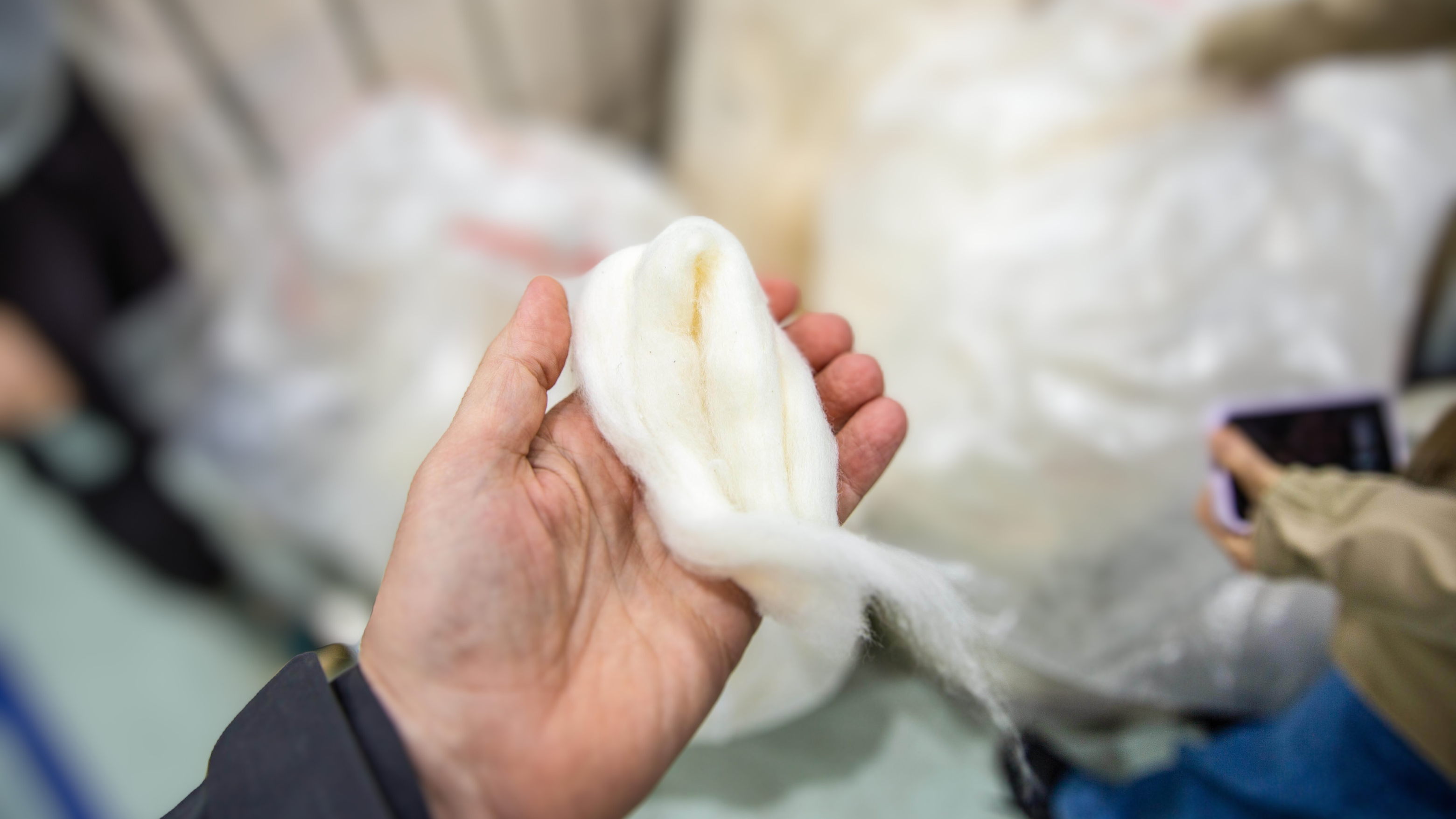 Mechanically recycled natural fiber